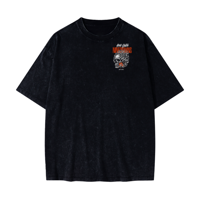 PRE-ORDER Hell Rider Black Drop Shoulder T-Shirt