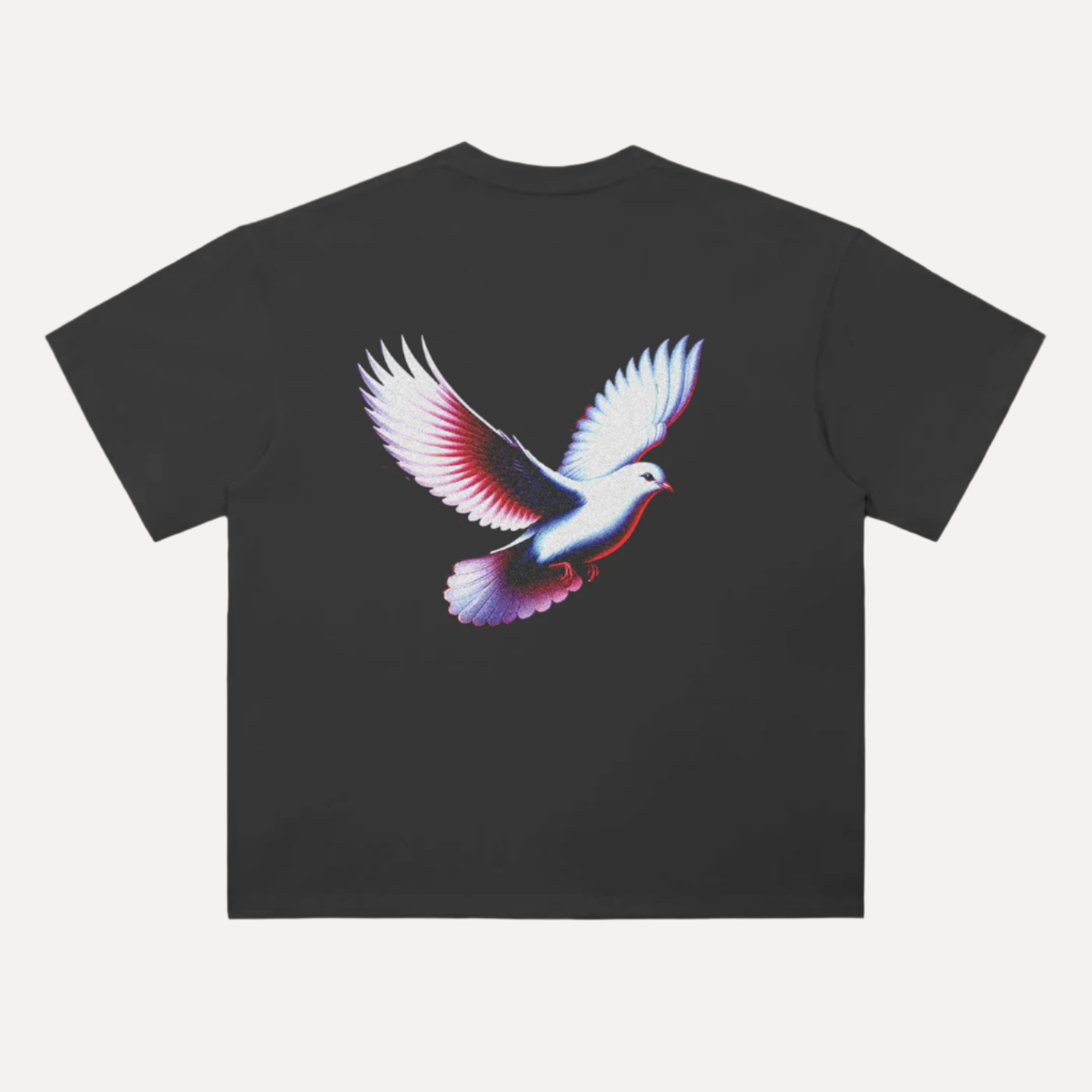 New Peace Graphic Drop Shoulder T-shirt