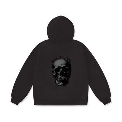 PRE-ORDER Skull Graphic Oversized Heavyweight Fleece Hoodie