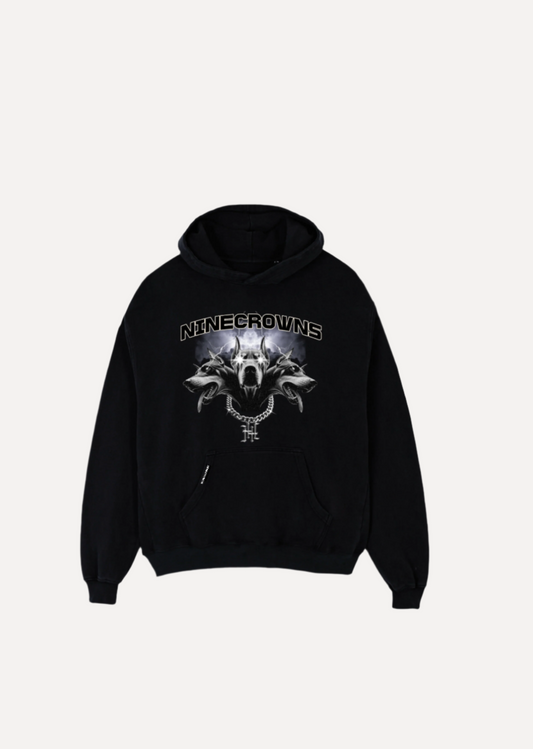 Warden of the Nine Luxury Oversized Graphic Hoodie